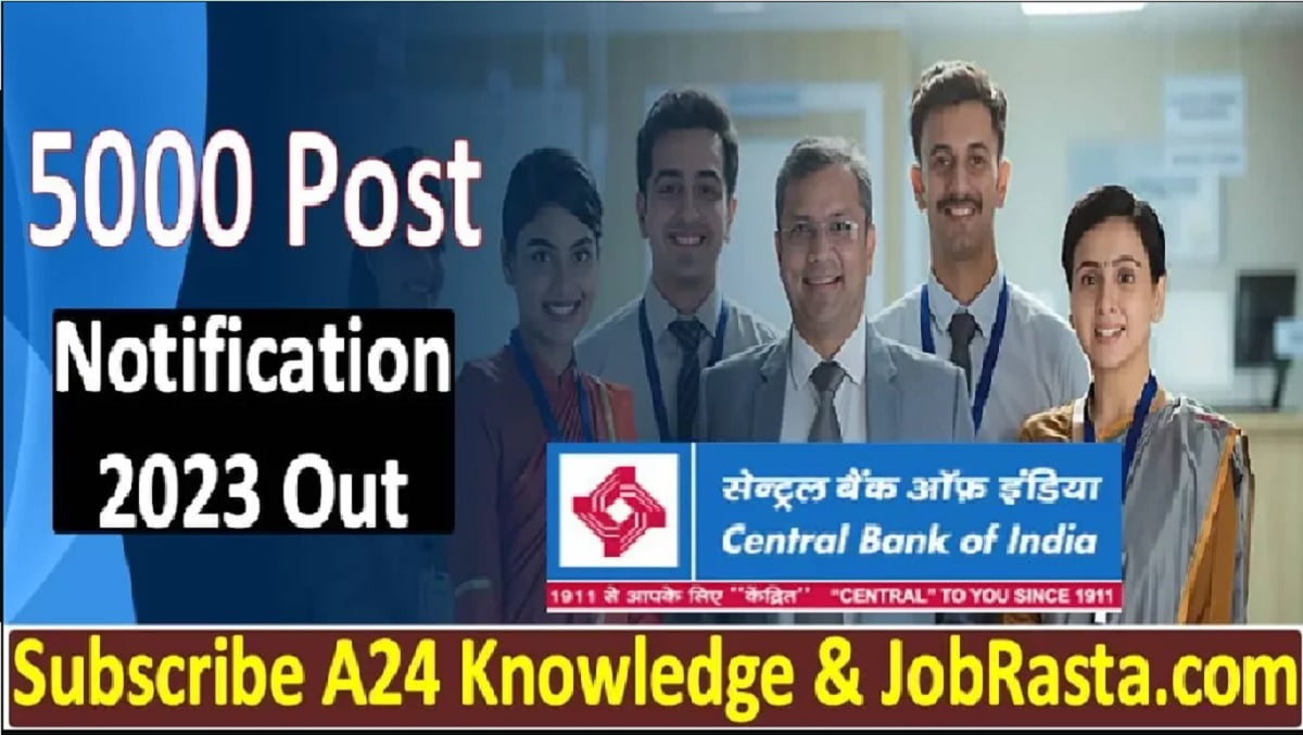 Central Bank of India Apprentice Recruitment 2023 [5000 Post] Notification