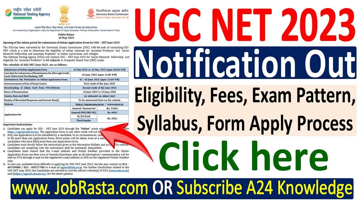 UGC NET Dec 2023 Notification