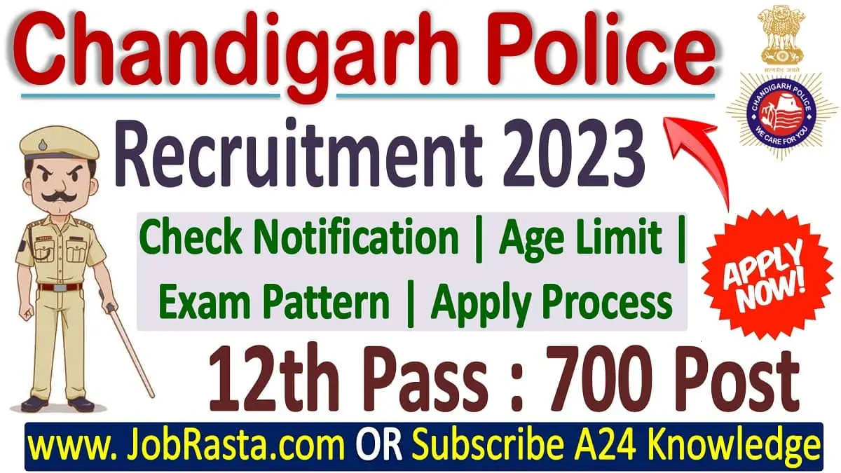 Chandigarh Police Constable Recruitment 2023 Notification