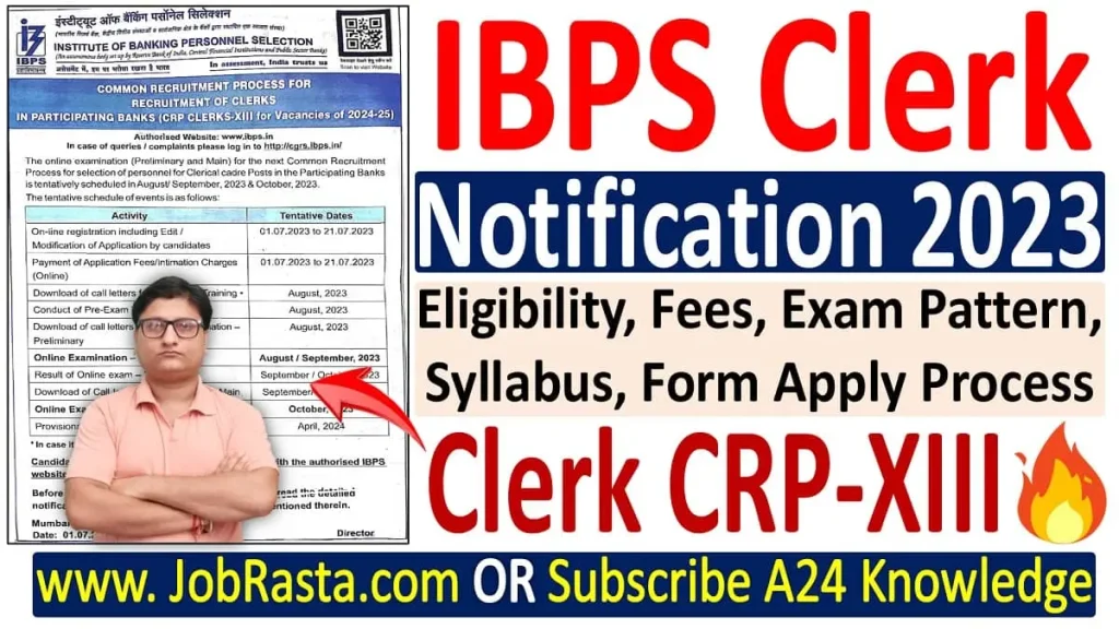 IBPS Clerk 2023 Notification