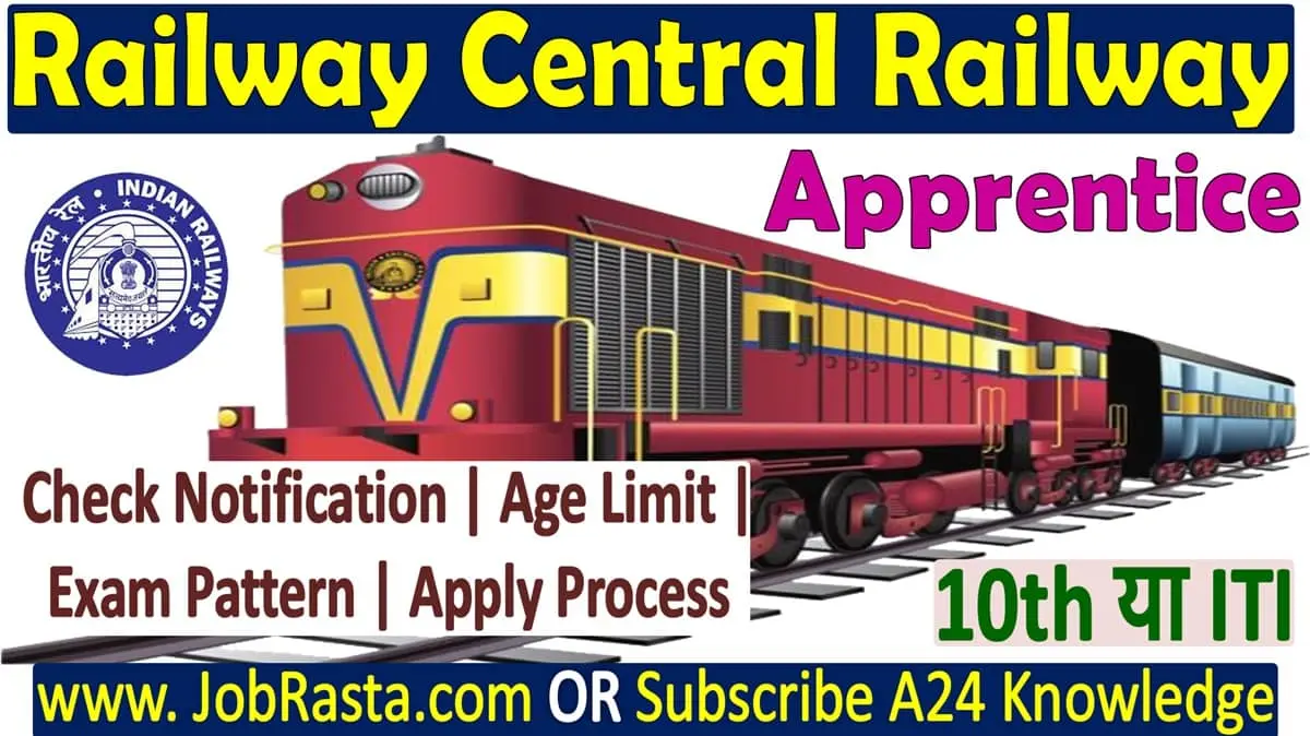 Railway RRC CR Apprentice Recruitment 2024