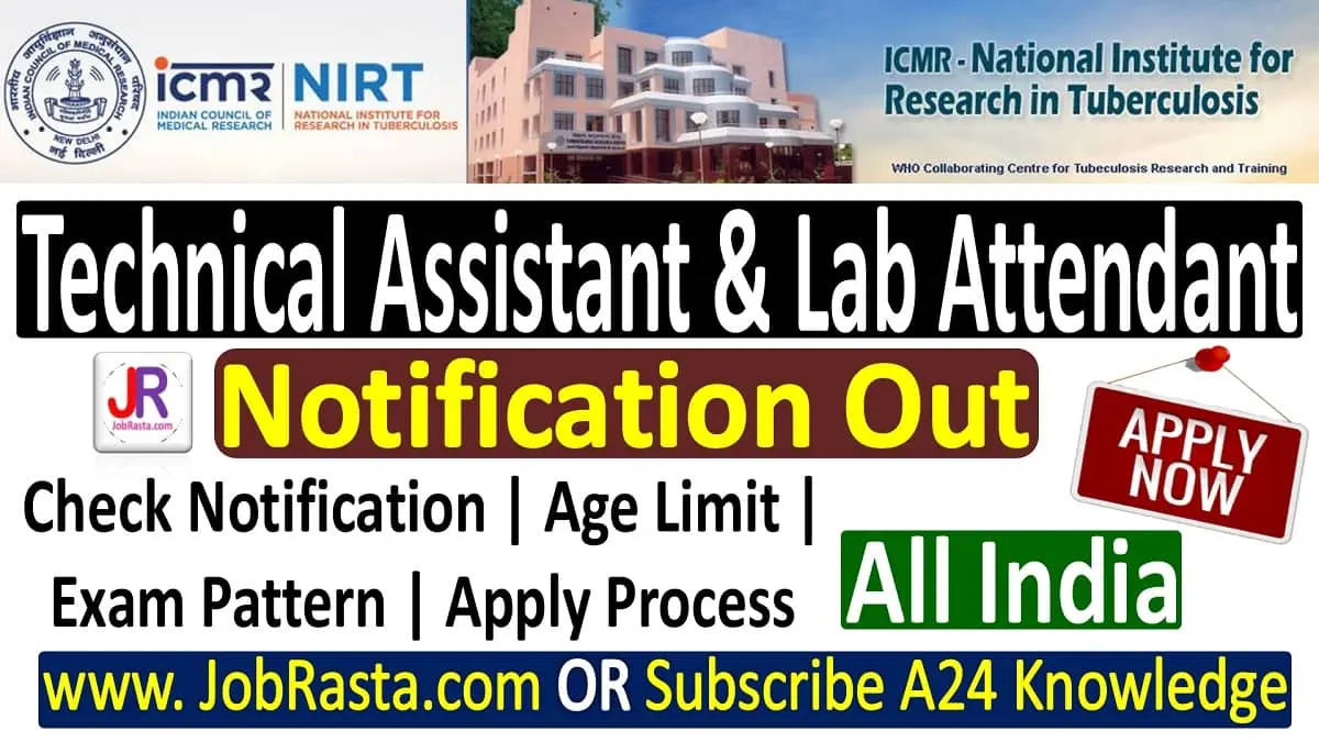 ICMR NIRT Recruitment 2023 Notification