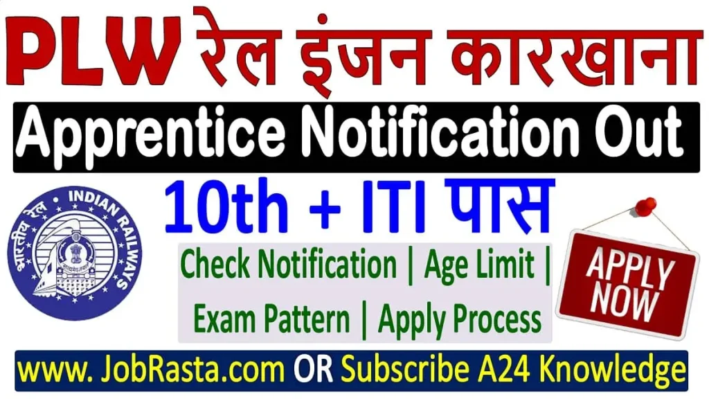 PLW Apprentice Recruitment 2023 Notification