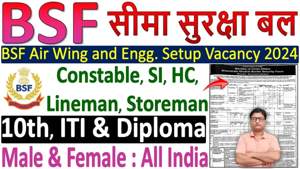 BSF Recruitment 2024 Notification