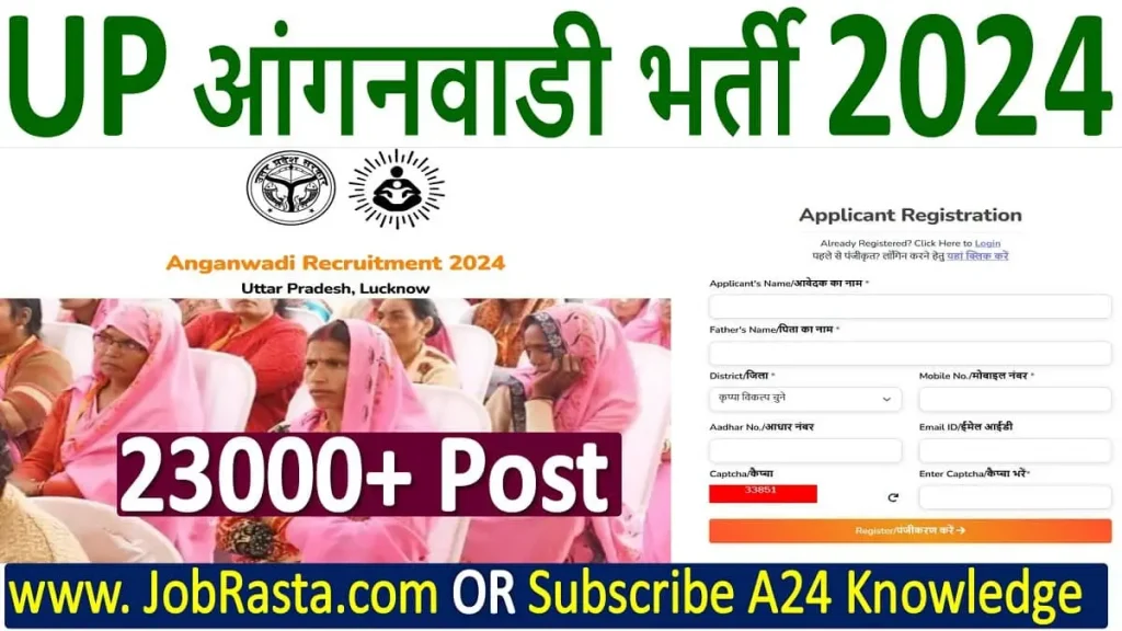 UP Anganwadi Recruitment 2024 Notification