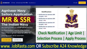 Navy SSR Agniveer Recruitment 2024, Navy MR Agniveer Recruitment 2024