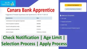 Canara Bank Apprentice Recruitment 2025