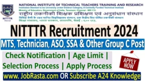 NITTTR Recruitment 2024 Notification