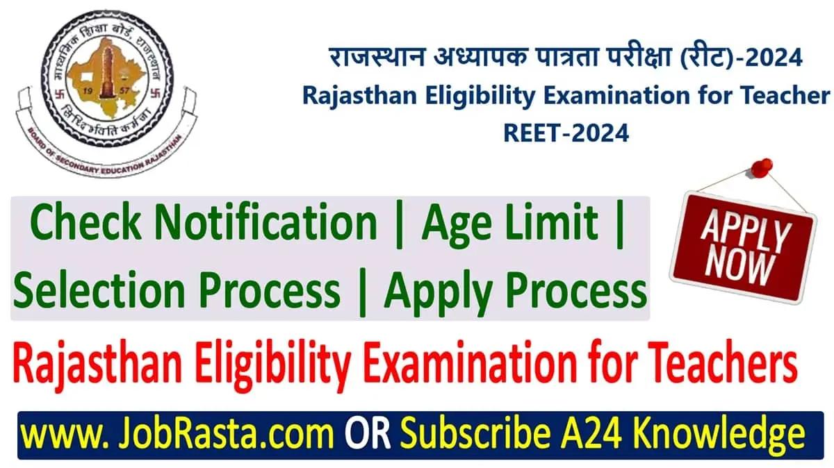 REET Notification 2024