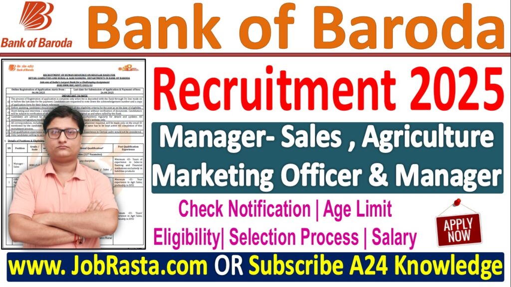 Bank of Baroda Recruitment 2025