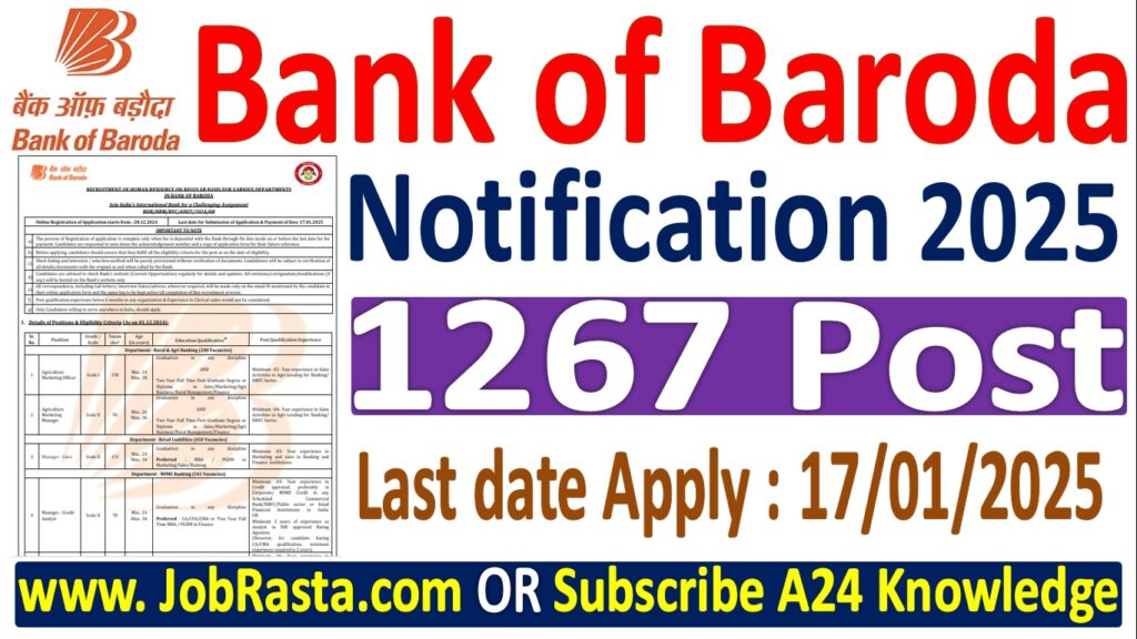 Bank of Baroda Recruitment 2025