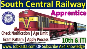 RRC SCR Apprentice Recruitment 2024 Notification