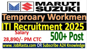 Maruti Suzuki TW Recruitment 2025