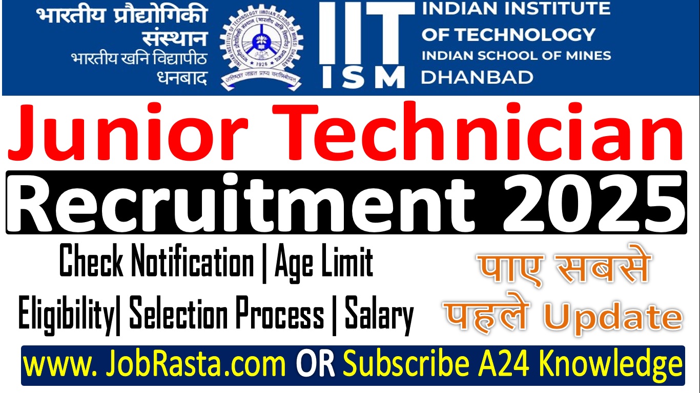 IIT Dhanbad Recruitment 2025