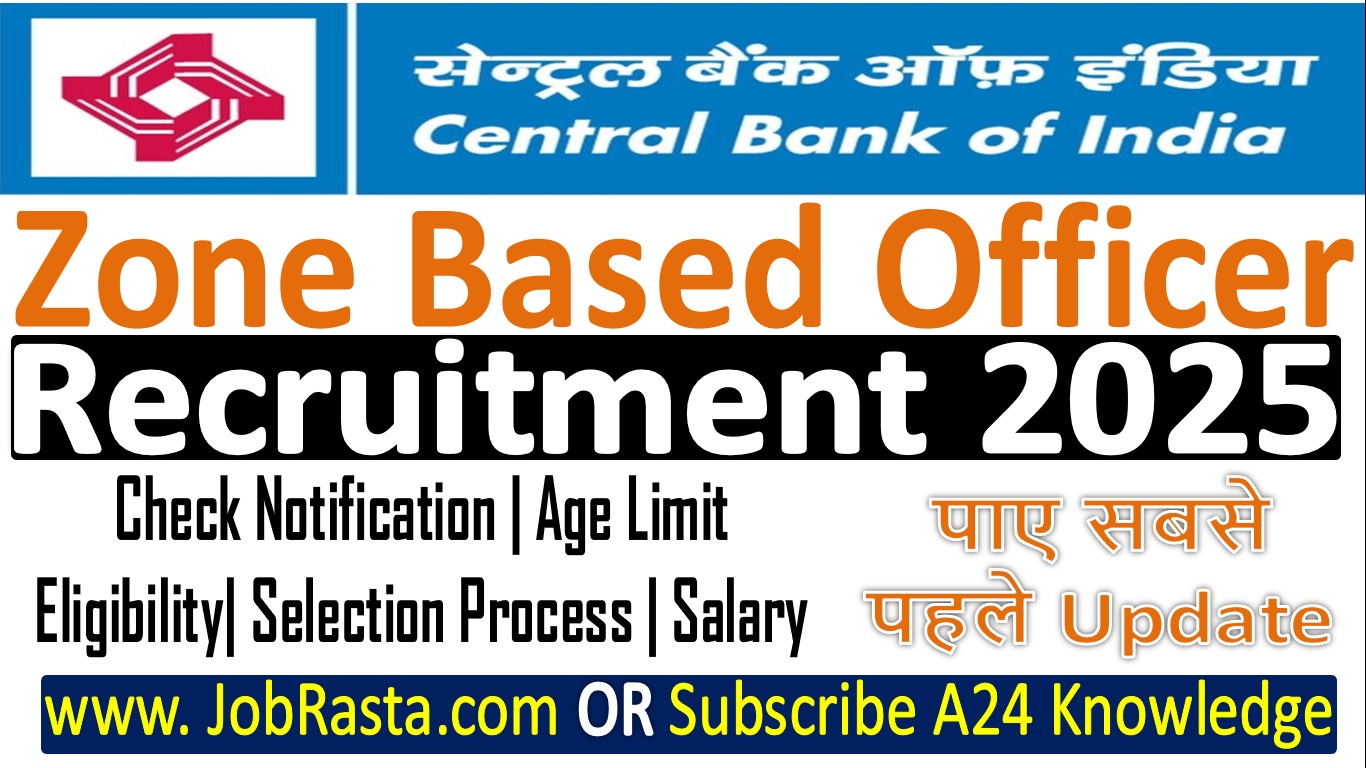 Central Bank of India ZBO Recruitment 2025