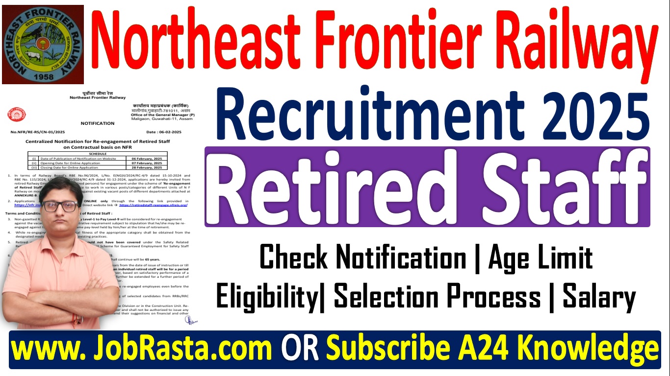 NFR Retired Staff Recruitment 2025