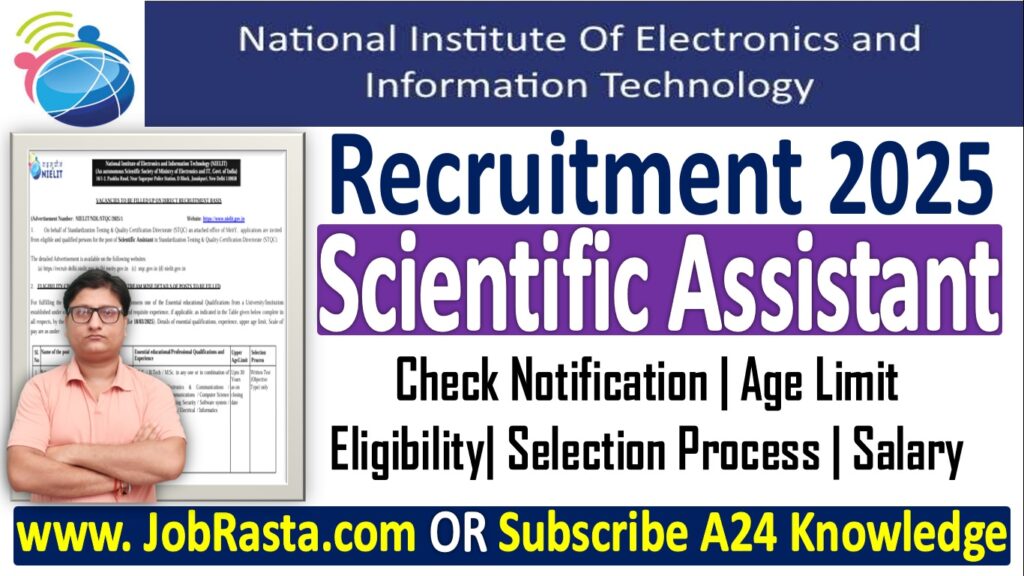 NIELIT Recruitment 2025