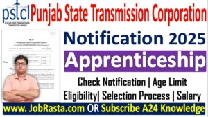 PSTCL Apprenticeship Recruitment 2025