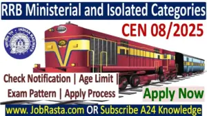 RRB Ministerial and Isolated Categories