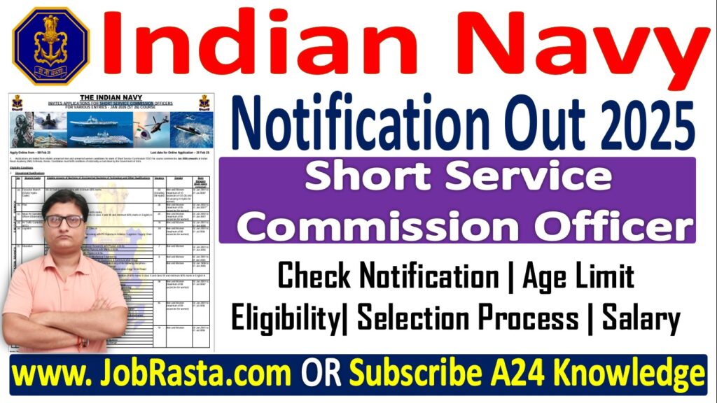 Indian Navy SSC Officer Recruitment 2025