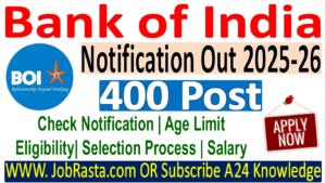 Bank of India Apprentice Recruitment