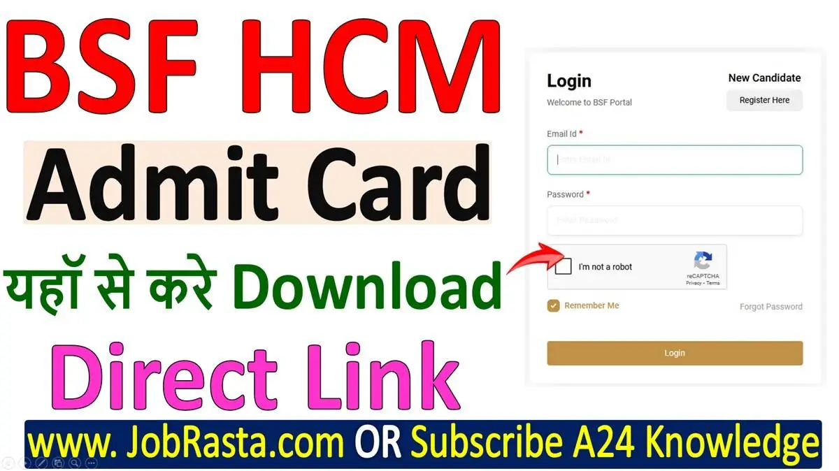 BSF HCM Admit Card