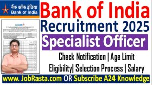 Bank of India Recruitment