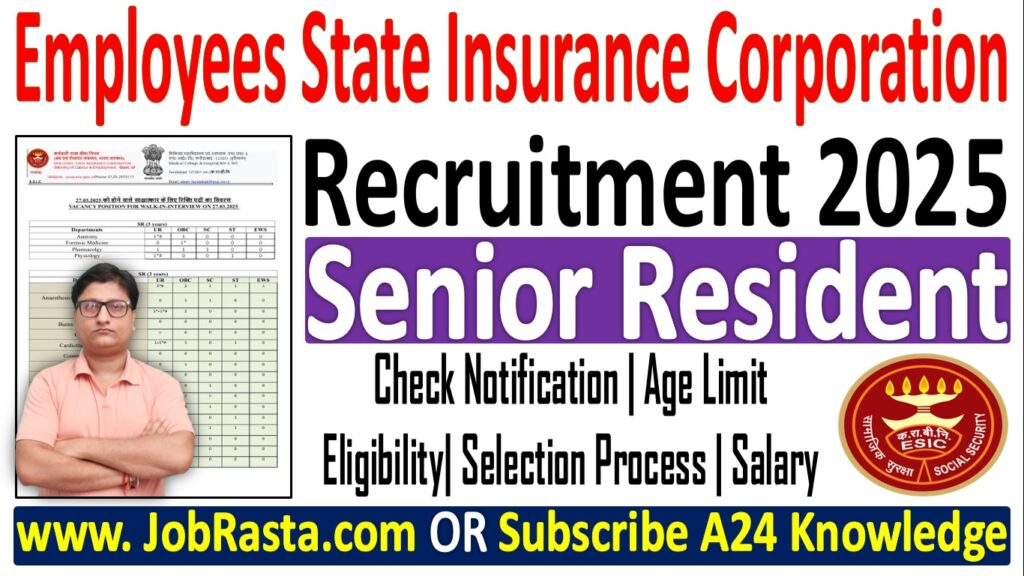 ESIC Recruitment