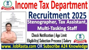 Income Tax Department Recruitment