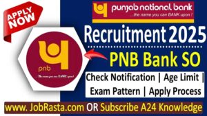 PNB SO Recruitment 2025