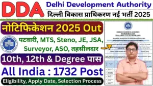 DDA Recruitment 2025