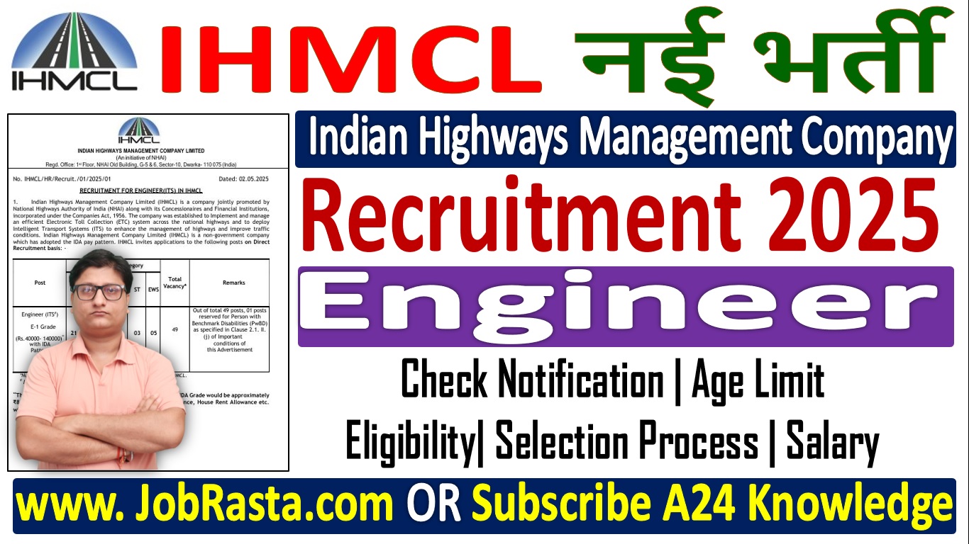 IHMCL Engineer Recruitment