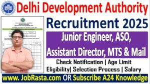 DDA Recruitment 2025