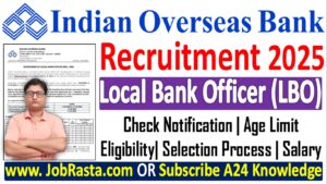 Indian Overseas Bank LBO Recruitment