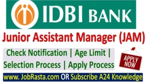IDBI Bank Jr. Assistant Manager
