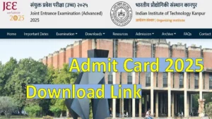 JEE Advanced Admit Card