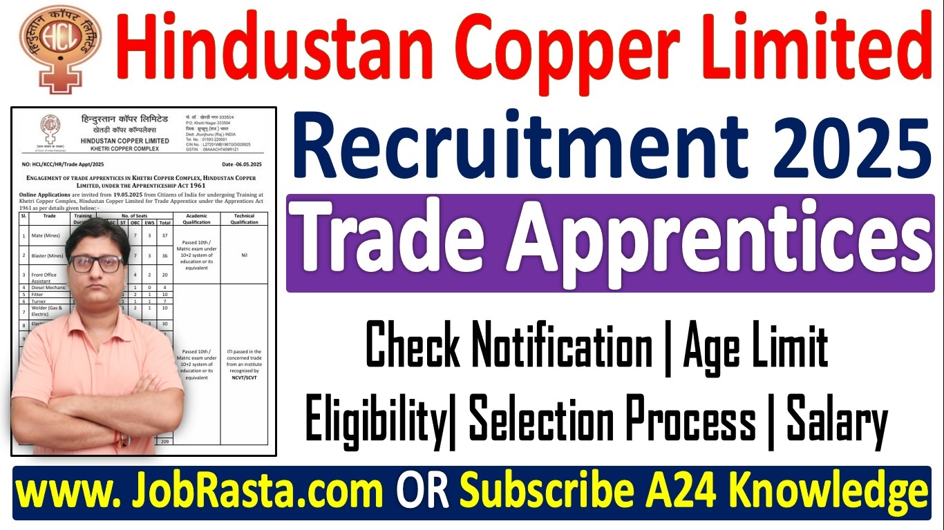 HCL Apprentice Recruitment 2025