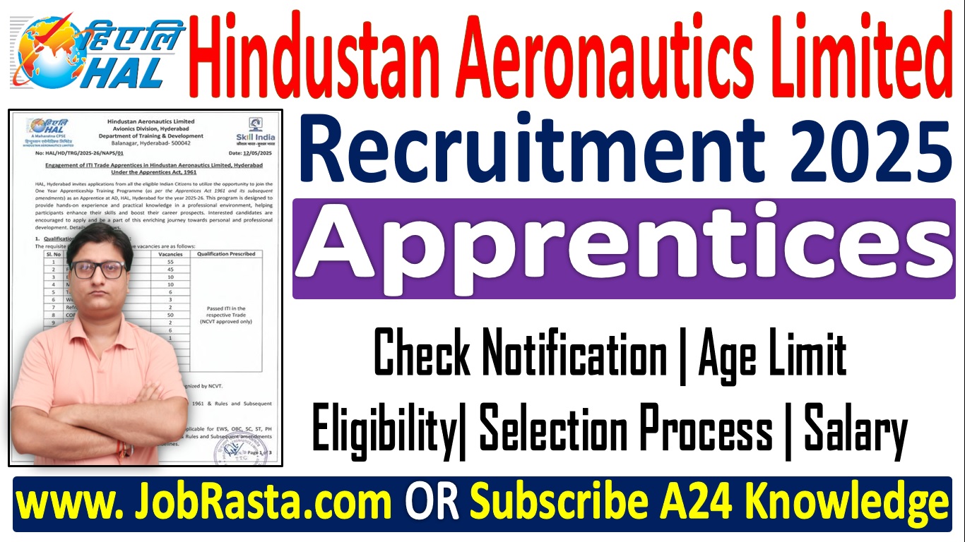 HAL Apprentices Recruitment