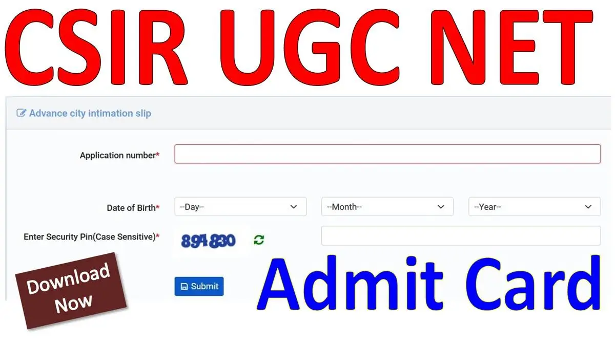 UGC NET Admit Card 2025 Download