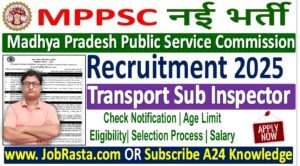 MPPSC Transport Sub Inspector Recruitment
