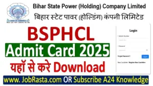 BSPHCL Admit Card