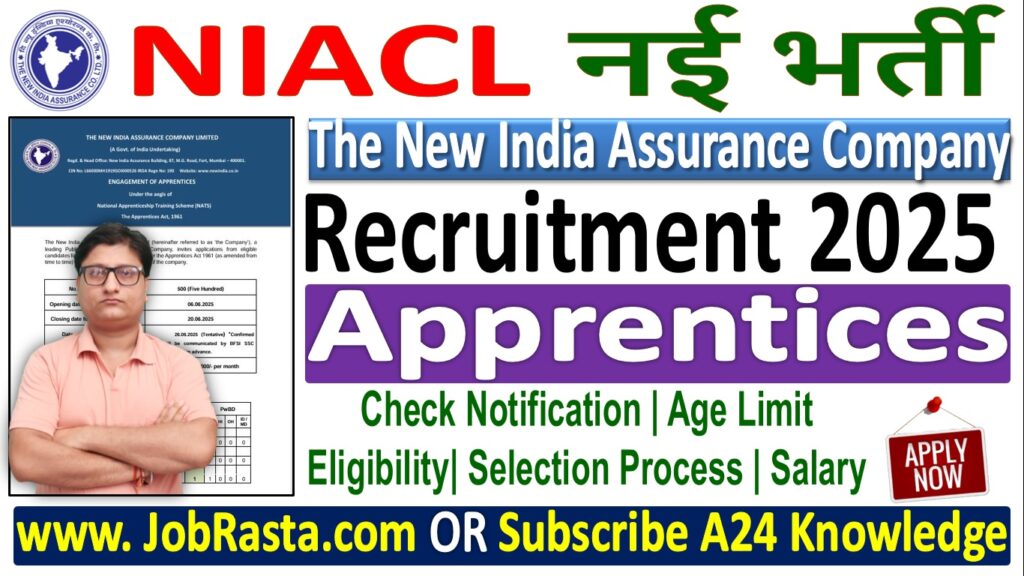 NIACL Apprentices Recruitment