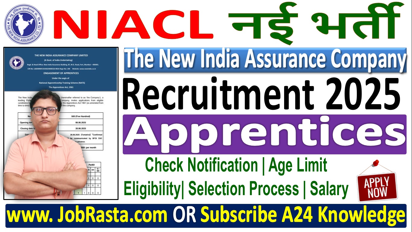 NIACL Apprentices Recruitment