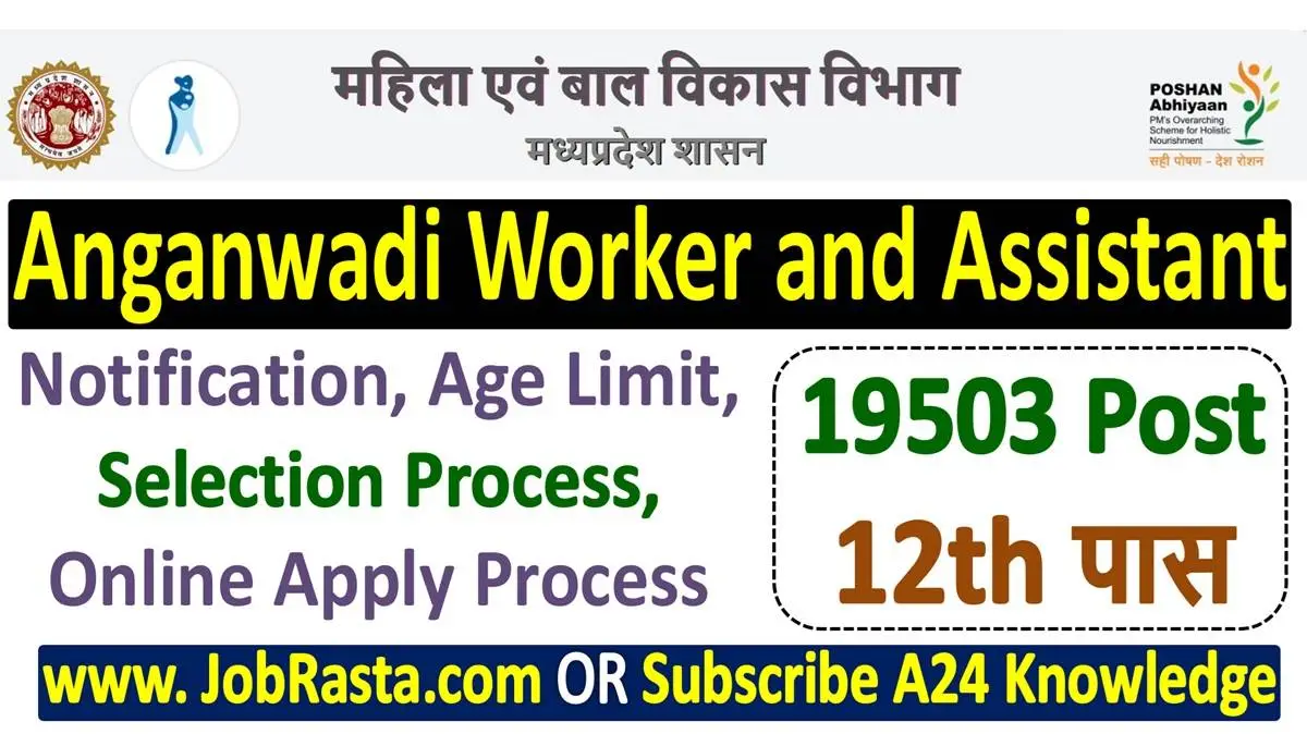 WCD MP Recruitment 2025