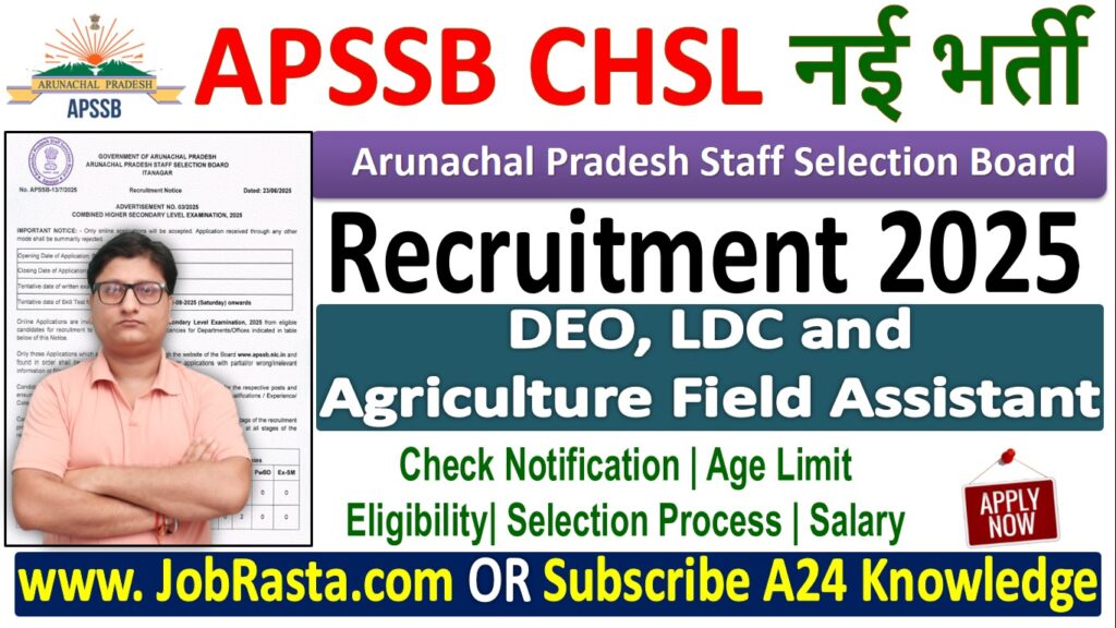 APSSB CHSL Recruitment