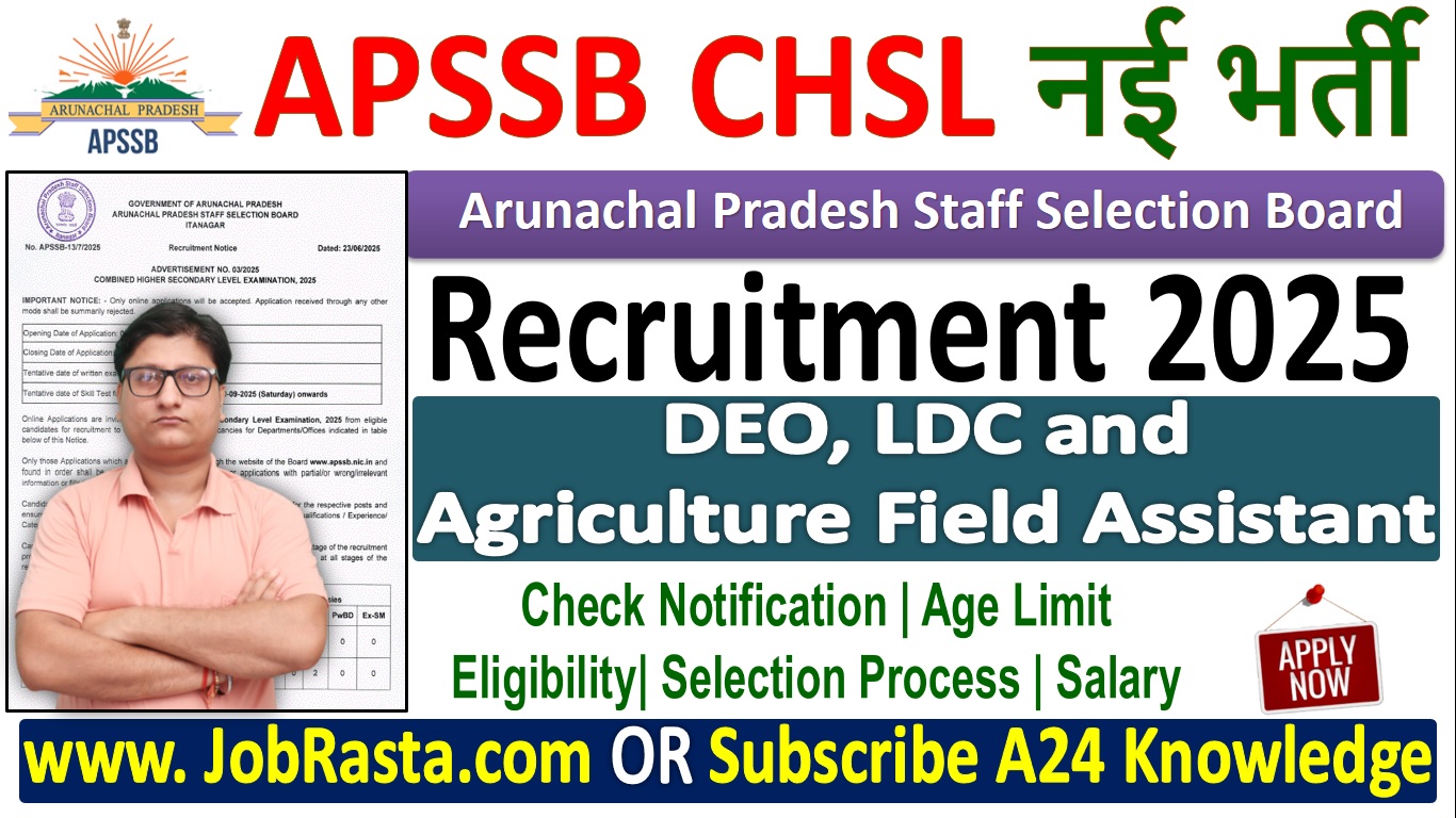 APSSB CHSL Recruitment