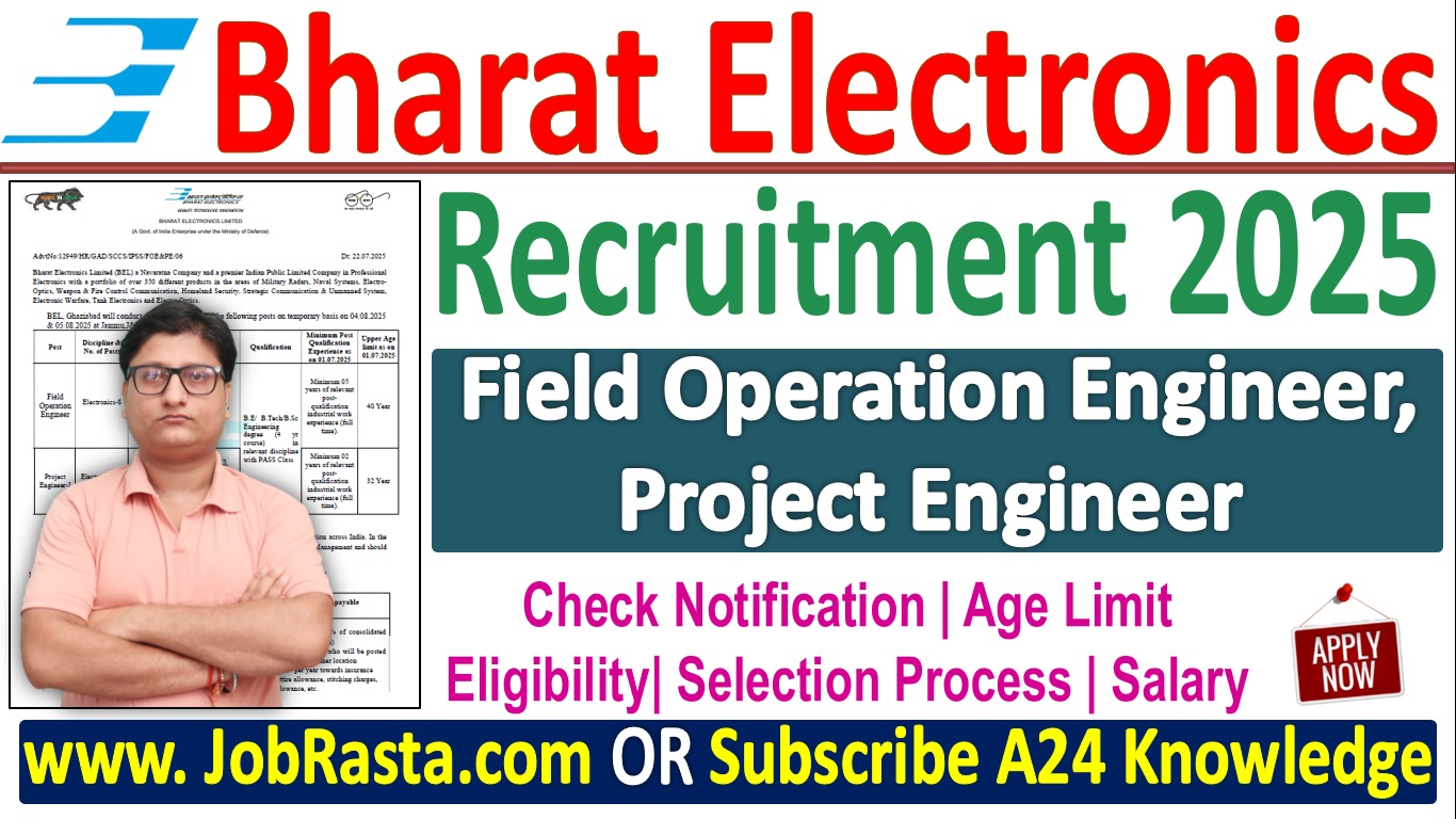 BEL Recruitment 2025 Notification
