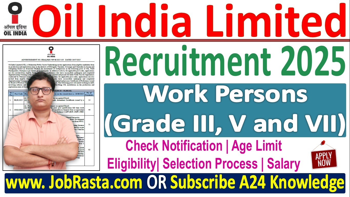 Oil India Recruitment