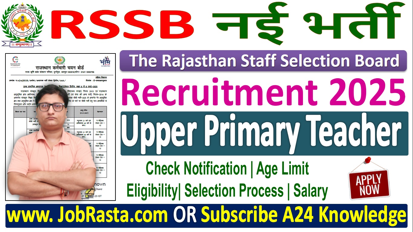 RSSB Upper Primary Teacher Recruitment