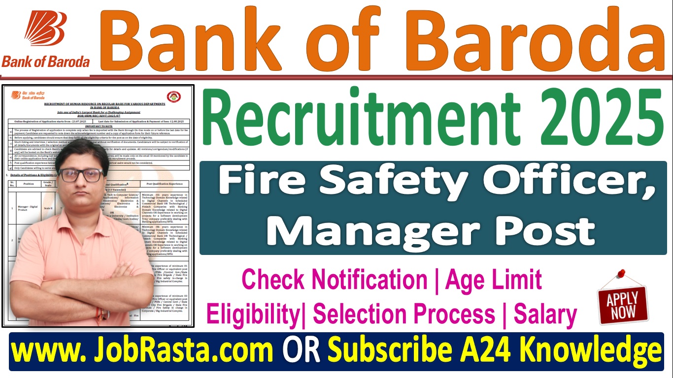 Bank of Baroda Recruitment 2025 Notification